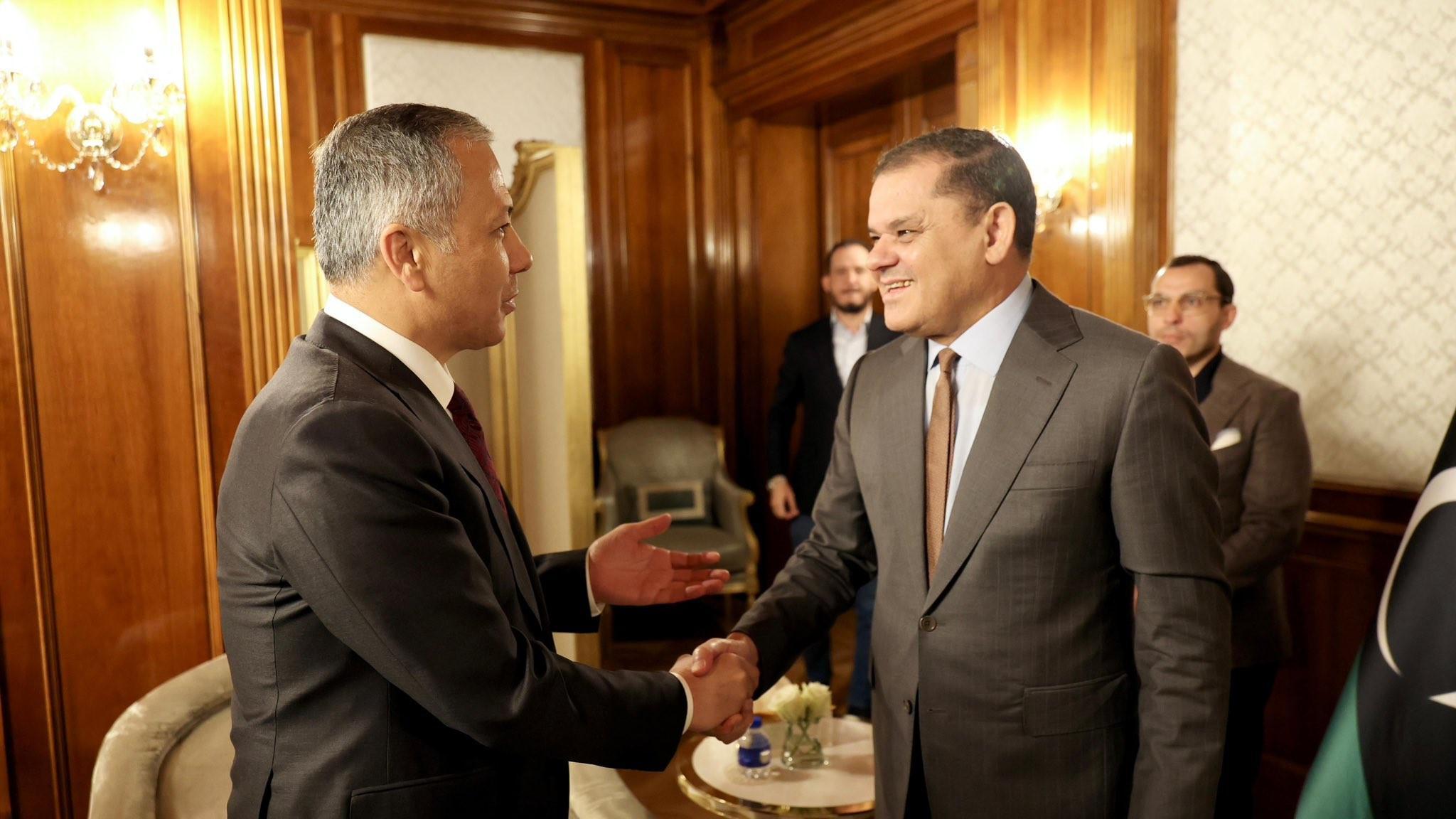 Turkish interior minister holds migration talks in Libya visit